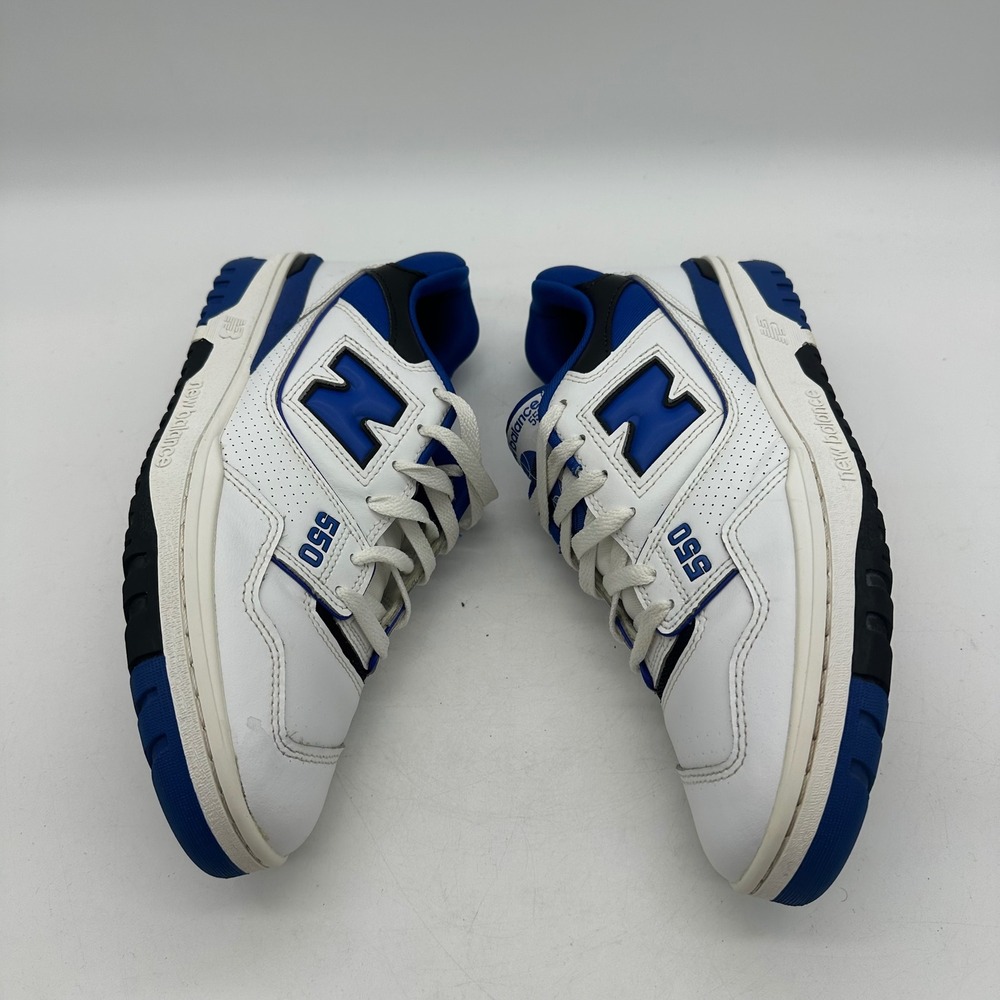New Balance BB550SN1 Mens Size 9.5 "White Team Royal" Shoes 550 Retro Sneakers - Picture 9 of 10